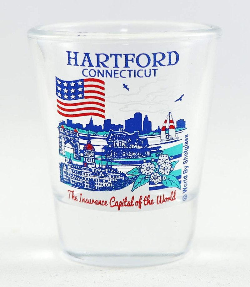 Hartford Connecticut Great American Cities Collection Shot Glass