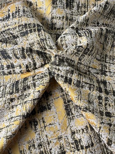 Linen Futon Cover with 3-Side Zipper, Twin Size, Yellow