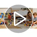 6-Pack Clear Toy Storage Bags with Labels - Waterproof PVC Organizers