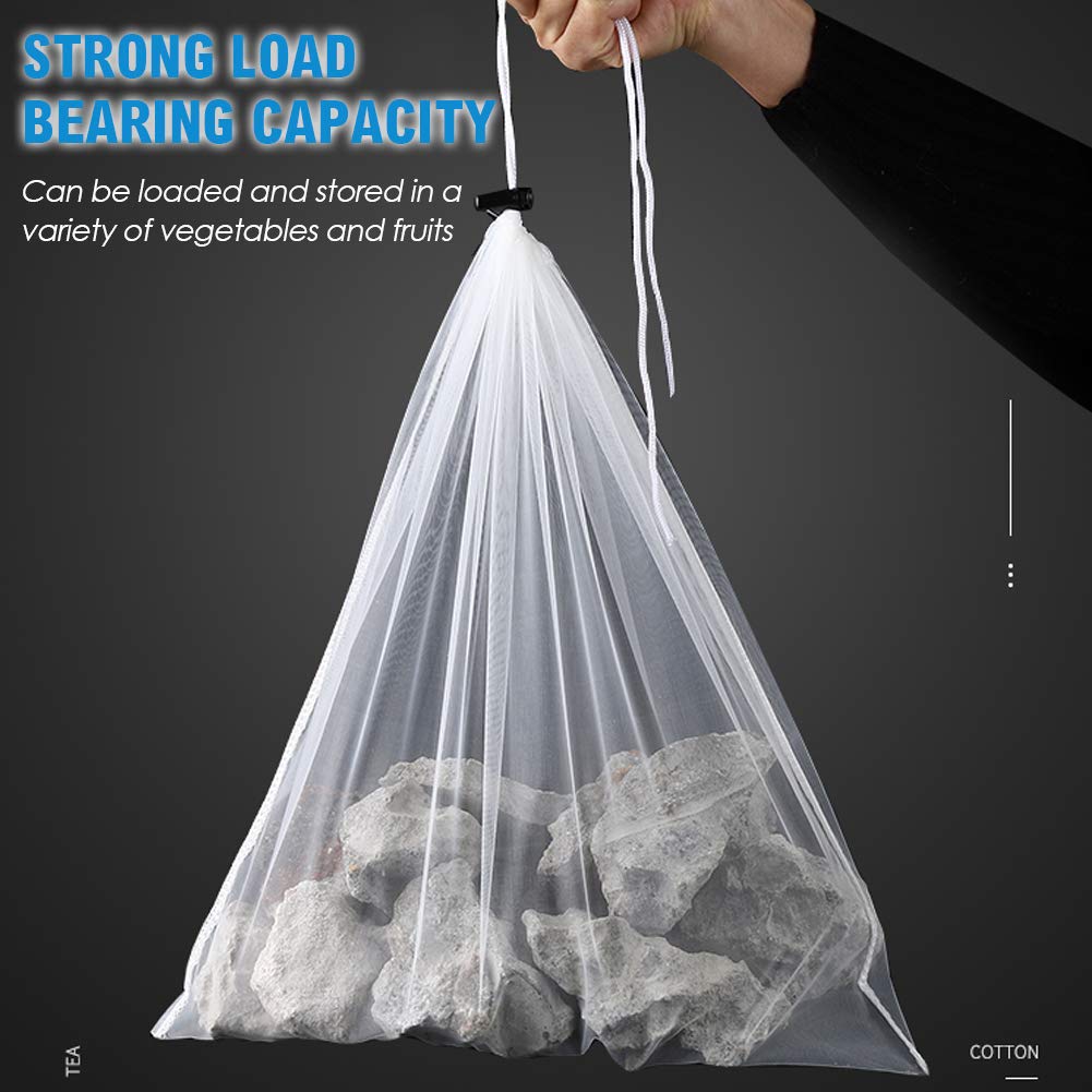 Freehawk Nylon Straining Bag Fine Mesh Food Strainer Bag Reusable Strain Tea Pulp Juice Food Nut Milk Filter Bag(15.7” x 15.7”, 8 Packs)