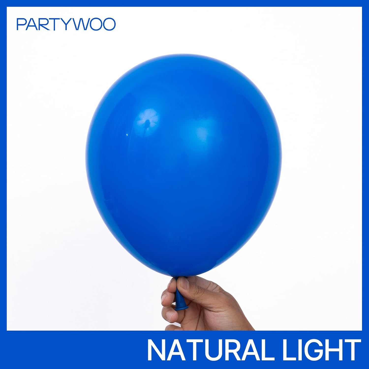PartyWoo Royal Blue Balloons - 140-Piece Arch Kit for Baby Shower & Graduation | 5-12 Inch Sizes