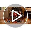 Christmas Stocking Holder Stand with 10 Hooks Foldable Floor Rack Aluminum Black