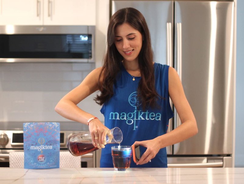 Magiktea Palo Azul, Loose Tea 2 oz (30 cups), USDA Organic, Kidneywood, Caffeine-Free