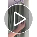 36-Inch Clear Acrylic Curtain Pull Wands - 2 Pack Drapery Rods