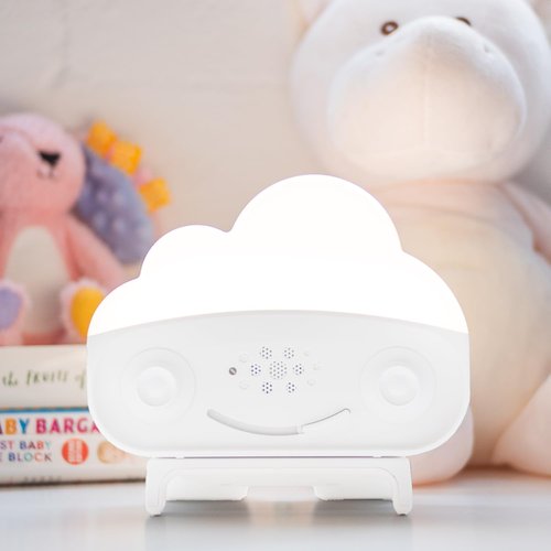 Happiest Baby SNOObie Smart White Noise Machine - Portable Sound Machine with Night Light & 12 Soothing Sounds