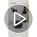 Floating Teapot Tabletop Fountain with LED Lights, Zen Water Feature