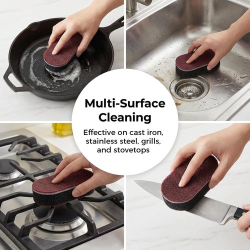 Magic Sponges Heavy-Duty Cleaning Eraser - Multi-Functional Melamine Foam Pads (5PCS) for Home & Kitchen