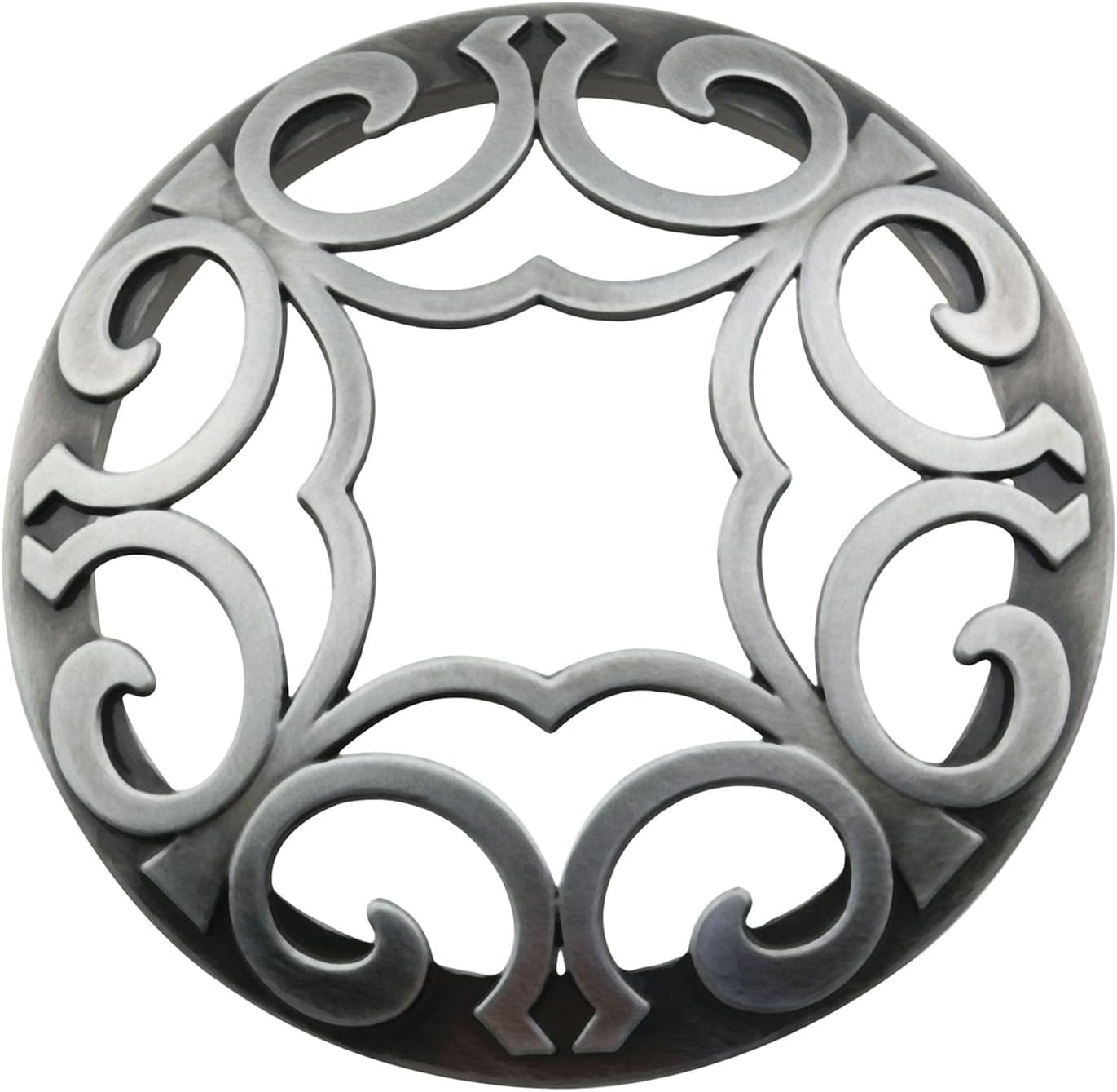 Skiennix Candle Cover - Elegant Silver Tone Aluminum Alloy Toppers for Scented Candle Jars