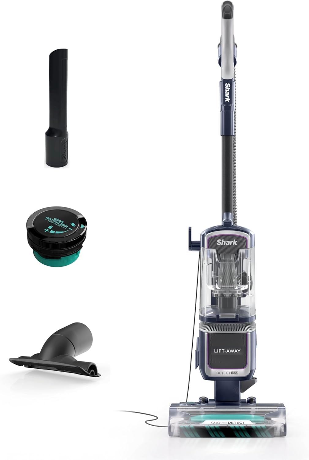 Shark Detect Pro Speed Lift-Away Vacuum - Bagless, DuoClean, Anti-Allergen, Odor Neutralizer | Model LA742