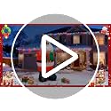 TURNMEON 6Ft Black Santa Claus Inflatable Christmas Decorations Outdoor