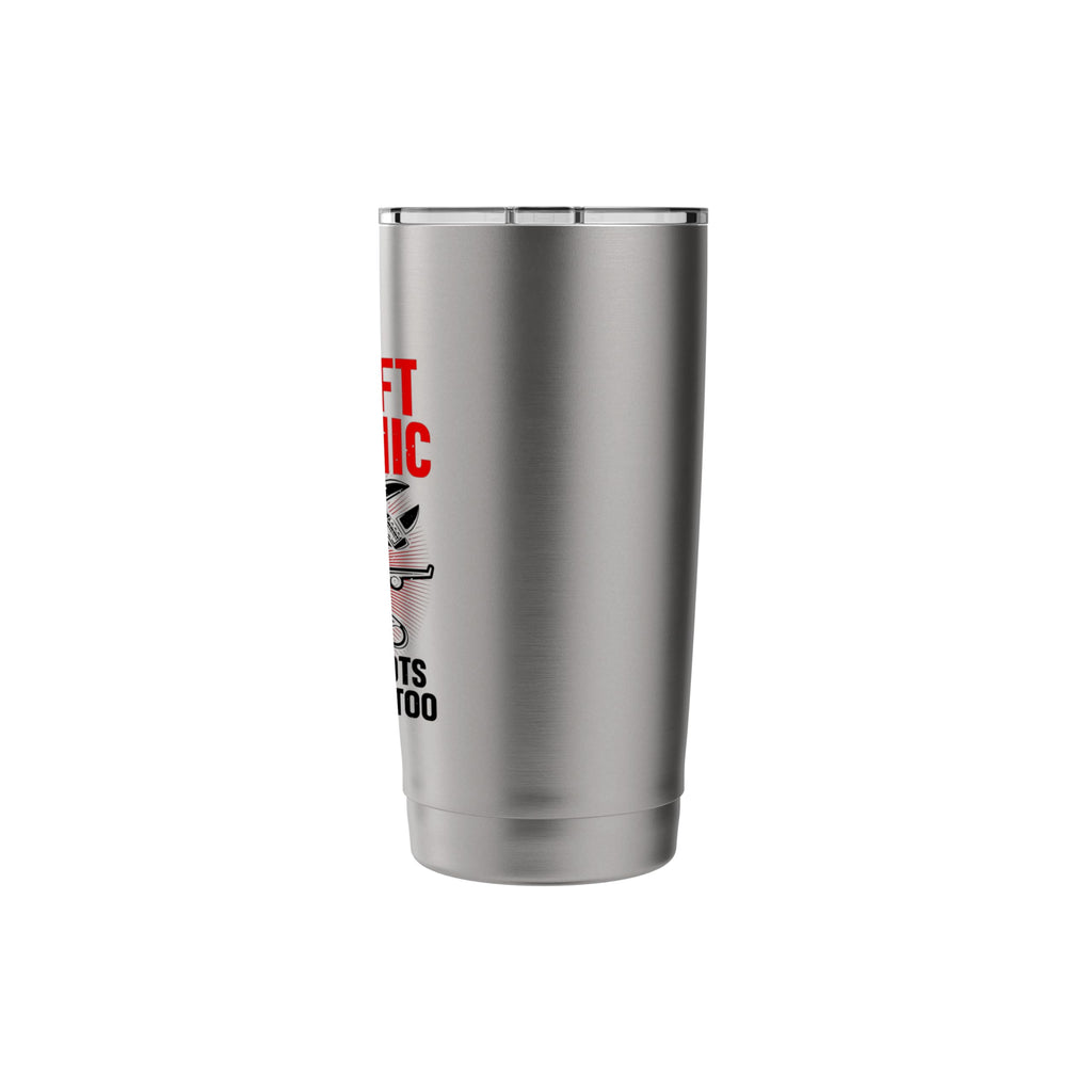 Cool Aircraft Mechanic Art For Men Women Aviation Mechanic Stainless Steel Insulated Tumbler