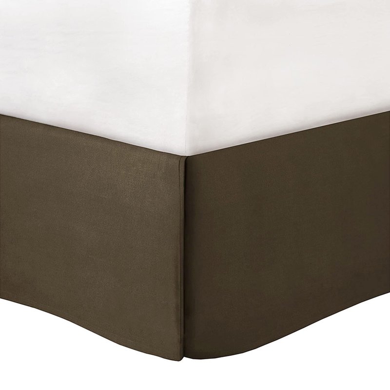Madison Park Palmer Comforter Set - Faux Suede Design, Striped Accent, All Season Down Alternative Bedding, Matching Shams, Decorative Pillow, Bed Skirt, Full (82 in x 90 in), Natural 7 Piece