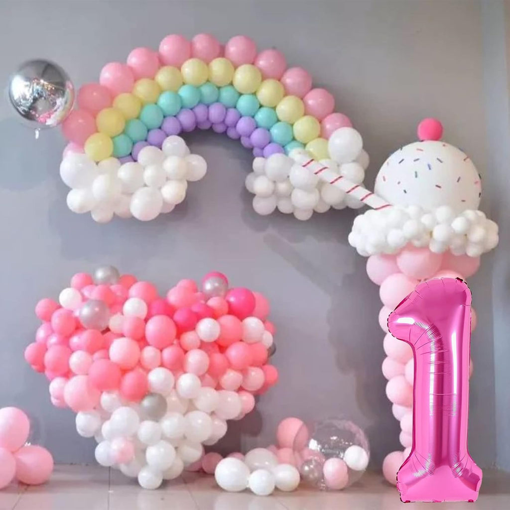 Regine Switzerland 40-Inch Pink Number 13 Balloons - Perfect for Kids' Birthday & Anniversary Celebrations