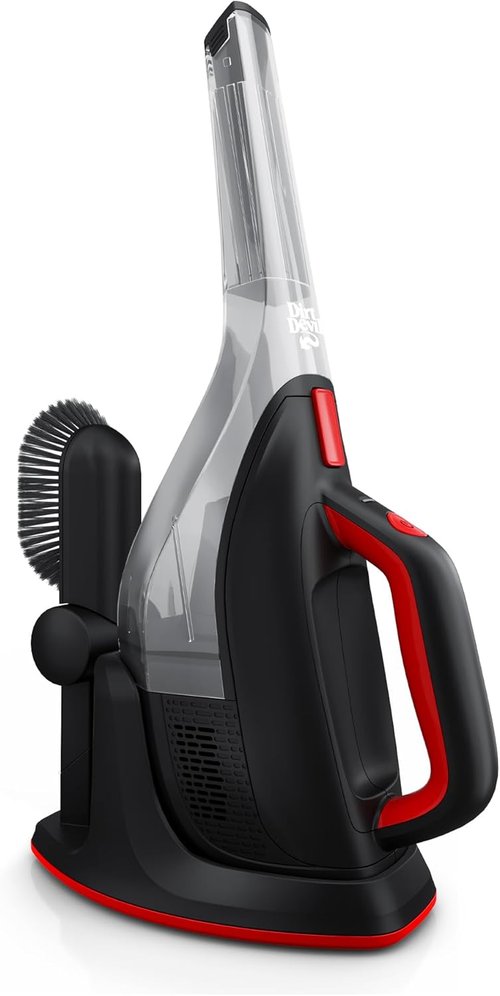 Dirt Devil 12V Cordless Handheld Vacuum - Powerful Suction & Multi-Surface Tool Kit | Lightweight, Black