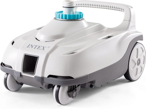 INTEX 28006E ZX100 Automatic Pool Cleaner - Efficiently Cleans Larger Pools | Removable Filter Tray, 21ft Hose