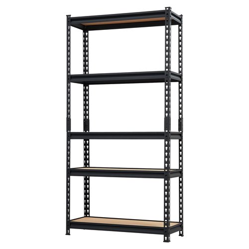 KOKEBREN Garage Shelving Heavy Duty Storage Shelves 2000Lbs Capacity, 5 Tier Adjustable Metal Shelving Unit 48" W x 18" D x 72" H, Industrial Utility Rack for Kitchen Pantry