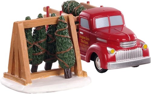 Lemax - Christmas Tree Delivery Transport | Winter Village Decor - 93423