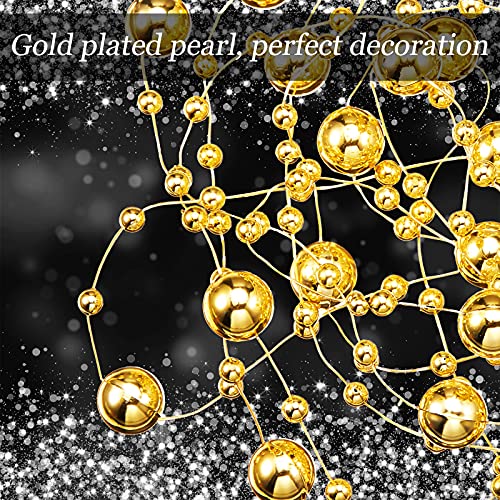 24 Pcs Floating Candle Pearl Strings - Faux Pearl Vase Filler Decor