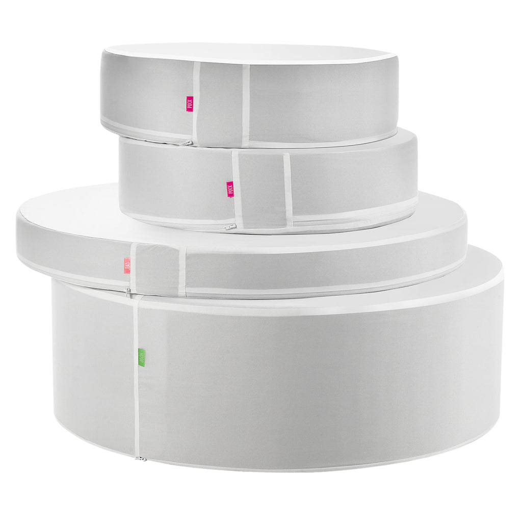 Couch Swag Waterproof Ottoman Liner Set – Leak-Proof 4-Piece Foam Protection Cover for Kids Modular Play Ottoman