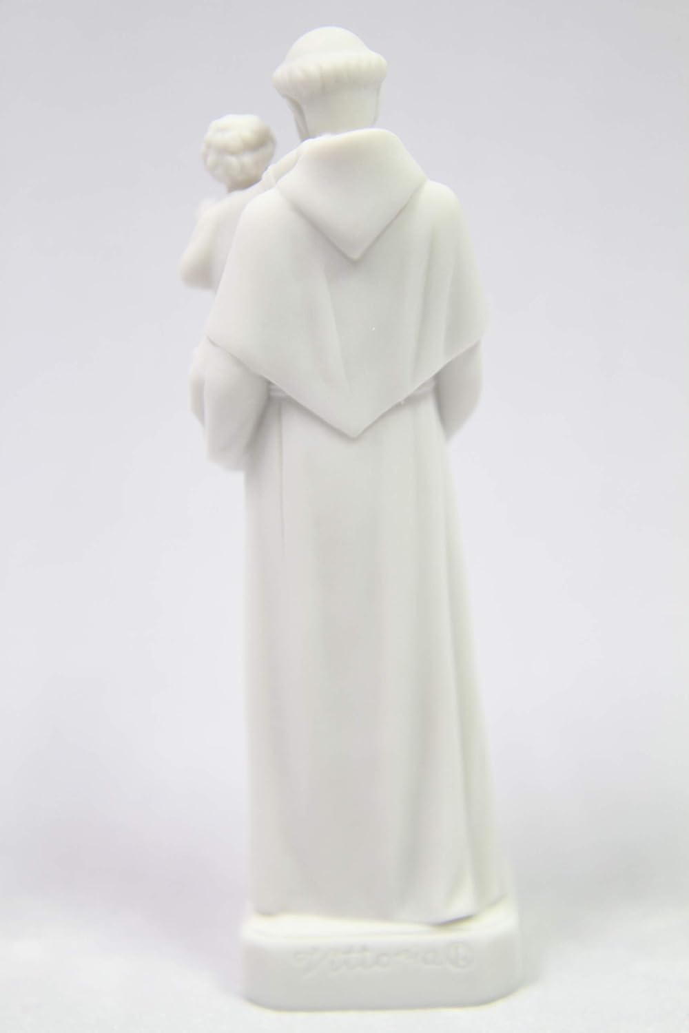 Vittoria Collection | 6" Saint Anthony De Padua White Statue - Exquisite Italian Craftsmanship