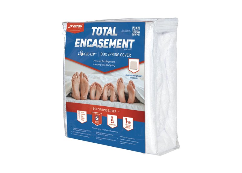 Lock-Up Queen Box Spring Encasement – Durable Waterproof Mattress Protector – Bed Bug & Dust Mite Barrier – Easy to Install and Machine Washable