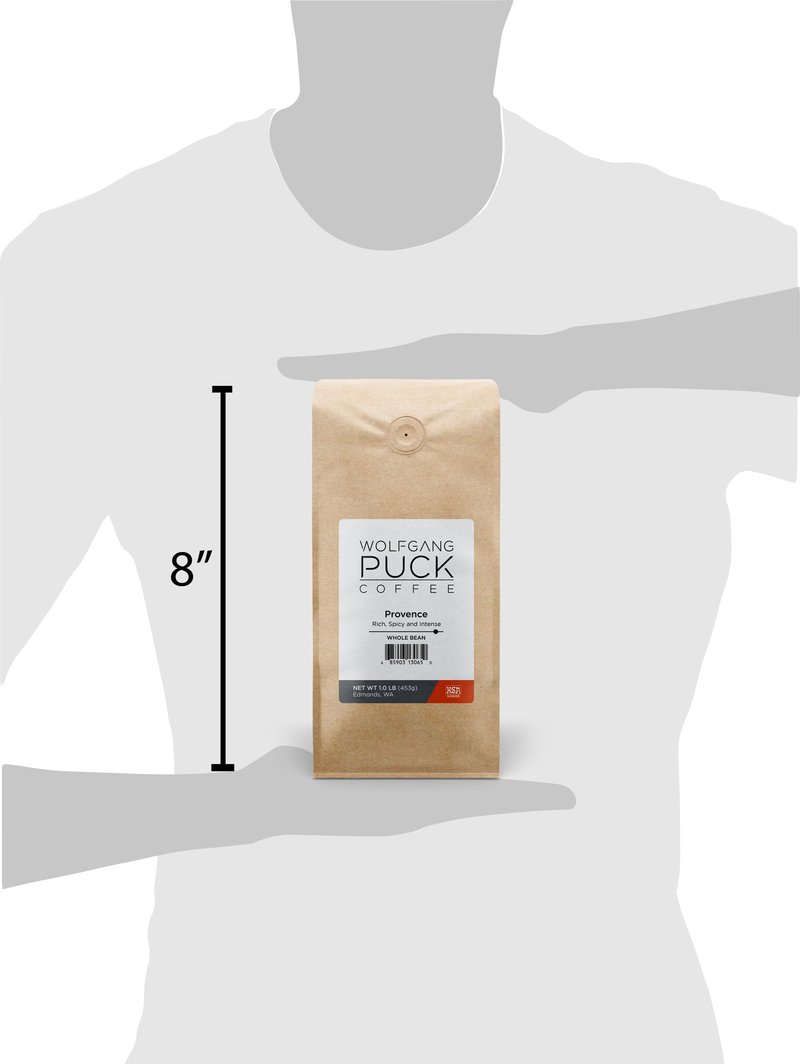 Wolfgang Puck Coffee, Provence French Roast, Whole Bean Coffee, 1-Pound