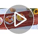 KEEPSHOWING 2 Pack Red Cheesecloth Table Runners 10Ft for Wedding & Party Decor