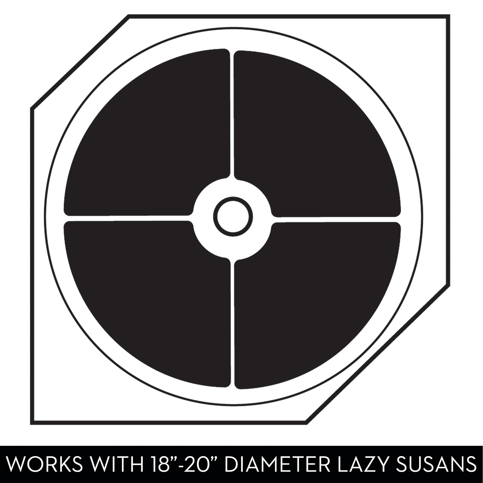 iDesign Plastic Lazy Susan Cabinet Storage Bin, 1/4 Wedge Container for Kitchen, Pantry, Counter, BPA-Free, 12.75" x 7.5" x 4.25", Set of 4, Clear