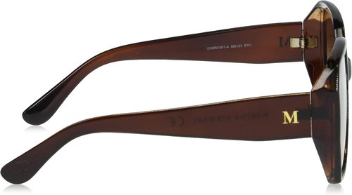 Martha Stewart Women's UV400 Square Sunglasses - Timeless 58mm Protective Eyewear for Her
