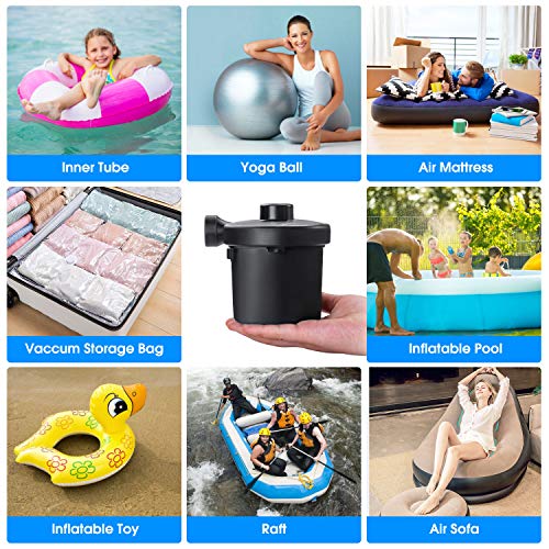 Electric Air Pump for Inflatables - Quick Fill Inflator & Deflator