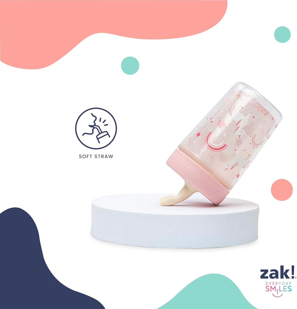 Zak Designs Peppa Pig Toddler Tumblers - 9oz Double Wall Sippy Cups, Leak-Proof Design, 2-Pack