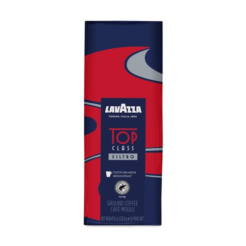 Lavazza Top Class Filtro Ground Coffee Medium Roast, 8 Ounce (Pack of 6)