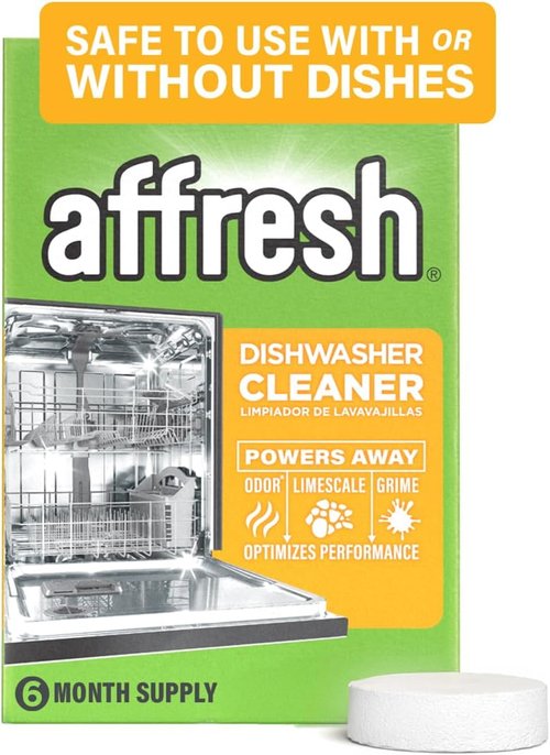 Affresh Dishwasher Cleaner - Eliminate Odor & Grime | 6 Tablets for 6-Month Supply