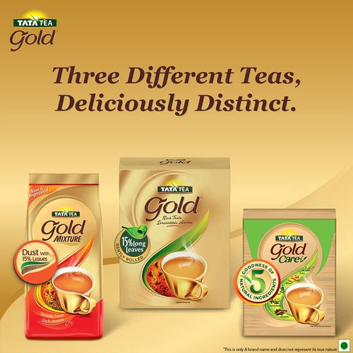 Tata Tea Gold | Assam teas with Gently Rolled Aromatic Long Leaves | Rich & Aromatic Chai | Black Tea | 100g