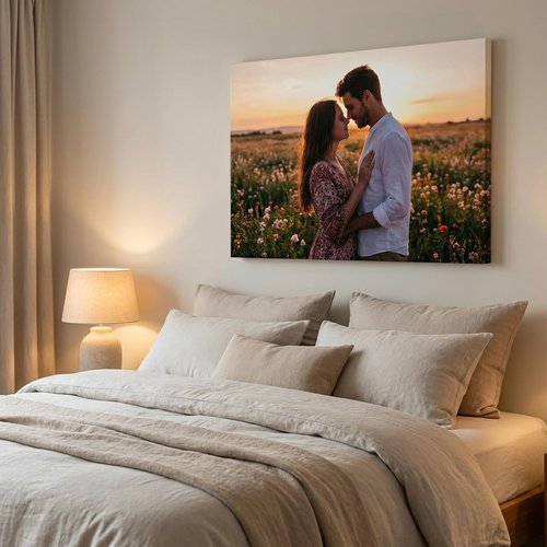 IUI Custom Canvas Prints - Personalized Framed Wall Art for Home Decor | Ideal Gift for Family & Pets (11"L × 14"W)