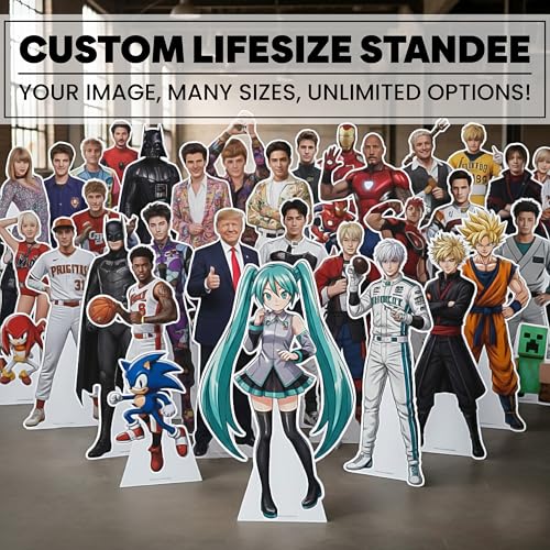 Custom Personalized Life-Size Photo Cardboard Cutout Standee