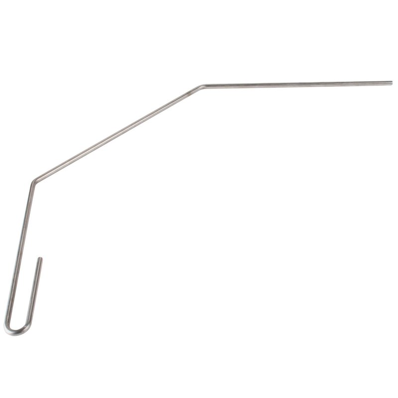 25" Deep Fryer Cleanout Rod – Angled Shaped & Declogger Goofer Commercial Kitchen Tool - Drain Unclogger & Cleaner - Rust Resistant Deep Fryer Cleaner - Made in USA by FryOilSaver Co. B52C