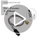 60-Inch CO2 Soda Maker Adapter Hose, CGA320 to TR21-4 Stainless Steel