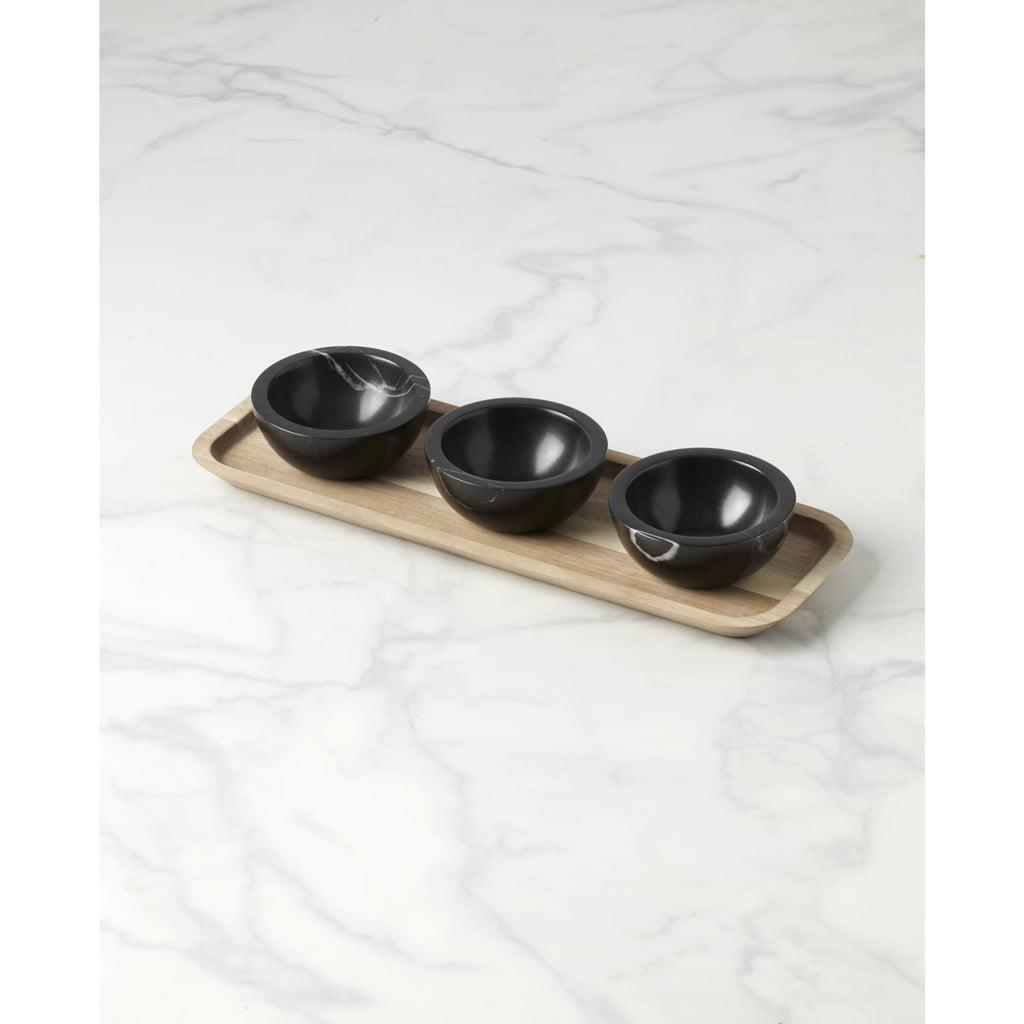 Lenox 895306 Lx Collective Tray With 3 Dip Bowls