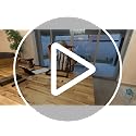 Adjustable C-Shaped Sofa Side Table with Storage Basket, Brown