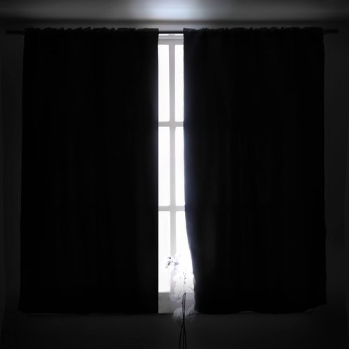 BGment Navy Blue Elegant Blackout Curtains - (70 x 84 inch) Rod Pocket and Back Tab Thermal Insulated Room Darkening Curtains for Living Room, 2 Window Curtain Panels