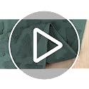 Hahafelt Christmas Tree Hand Towels Set - Dark Green, 3pcs, Cotton Bathroom Decor