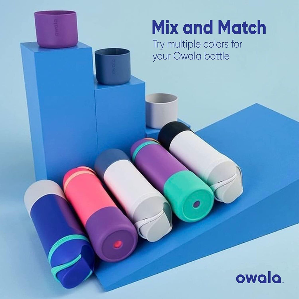 Owala Silicone Water Bottle Boot - Anti-Slip Protective Sleeve for 32 Oz FreeSip & Flip Bottles | Mauve