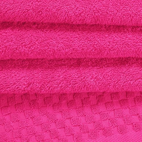 6-Piece Pure Cotton Towel Set - Soft Absorbent Bath, Hand & Washcloths