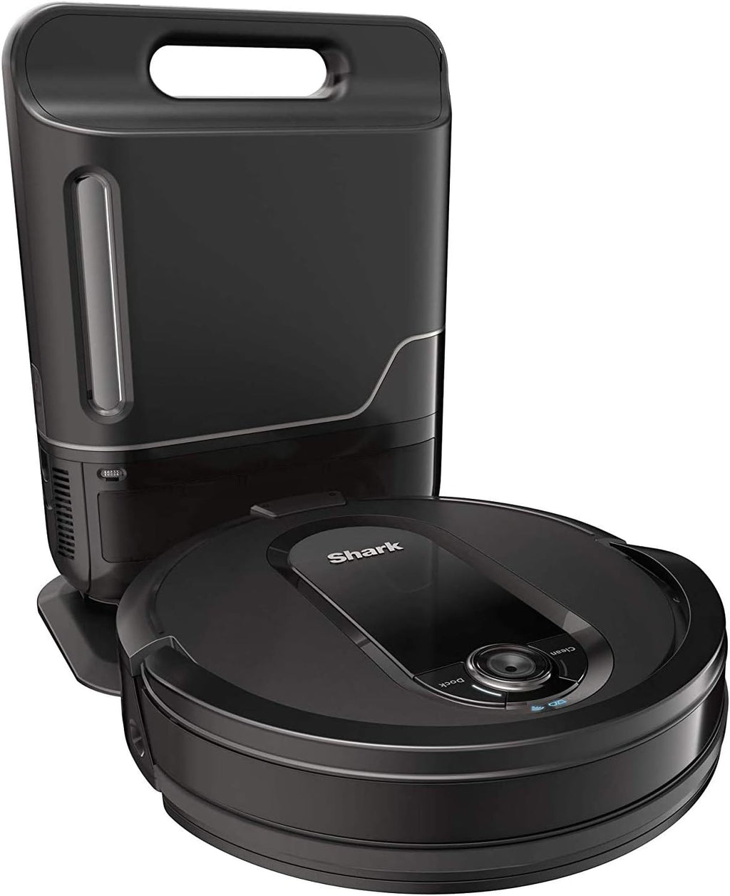 Shark RV1001AE Robot Vacuum - Self-Empty XL with IQ Navigation & Home Mapping | Wi-Fi & Alexa Compatible, Black
