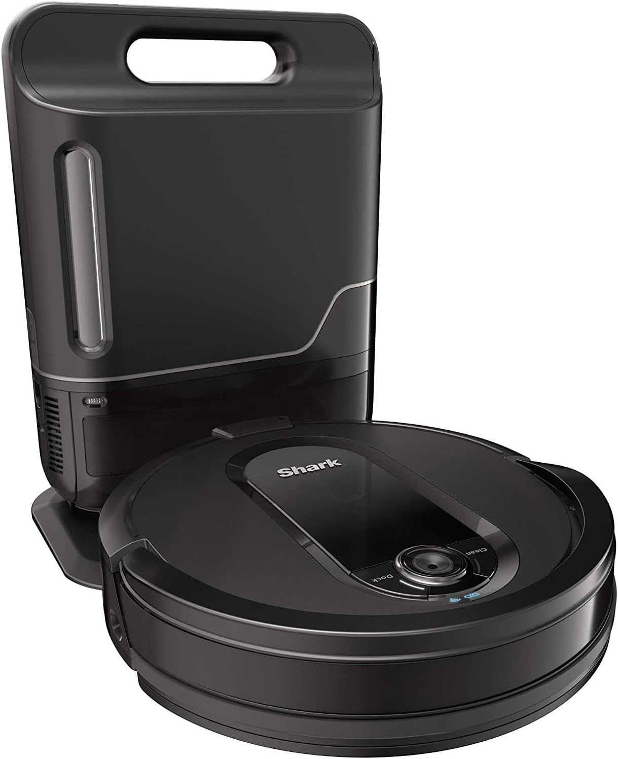 Shark RV1001AE Robot Vacuum - Self-Empty XL with IQ Navigation & Home Mapping | Wi-Fi & Alexa Compatible, Black