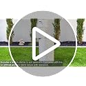 33.5-Inch Modern Zinc Metal Tiered Water Fountain with Integrated Planter