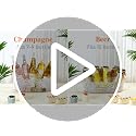 Lifewit 13L Plastic Ice Bucket Set of 2 for Parties, BPA Free, Clear Drink Cooler