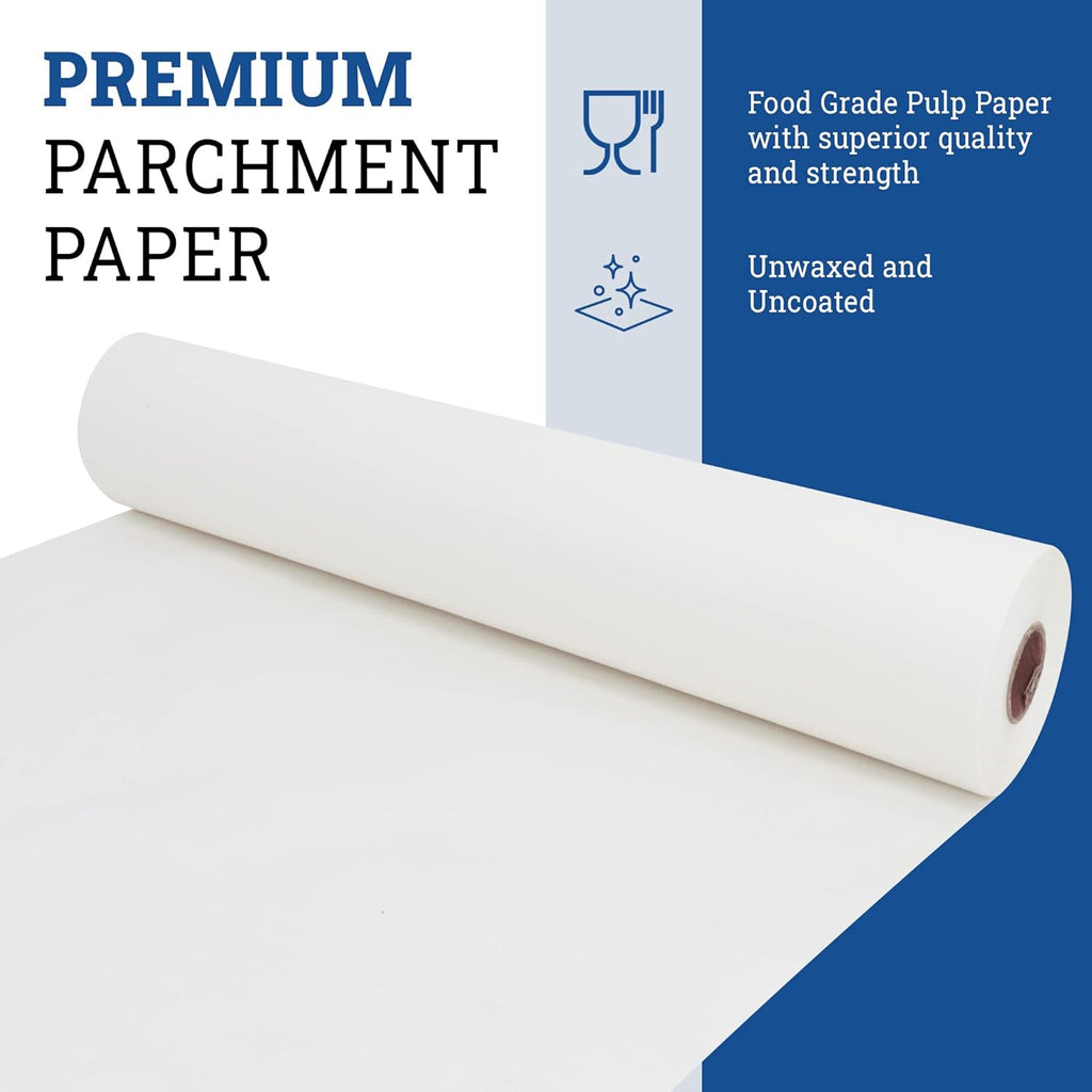 Reli Parchment Paper Roll - Non-Stick Baking Liners with Dispenser Box | 15" x 250 ft | Food Grade for Grilling & Air Frying