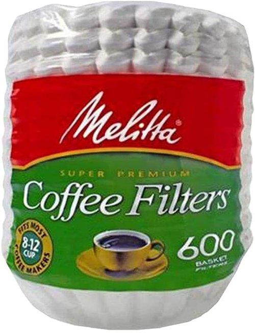 Melitta Coffee Filters - Premium Basket Filters for Rich Flavor | Pack of 600
